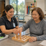 occupational therapy session short-term rehabilitation skilled nursing Pasadena